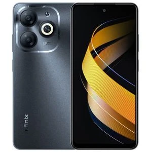 Infinix Smart 8 - 6.6" HD+ Display, 2GB RAM 64GB ROM | Android T Go, Black | Affordable Entry-Level Smartphone