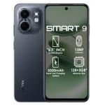 Infinix Smart 9 - 6.7" HD+ Display, 3GB RAM 128GB ROM | Android 14 Go, Black | Powerful & Affordable Smartphone